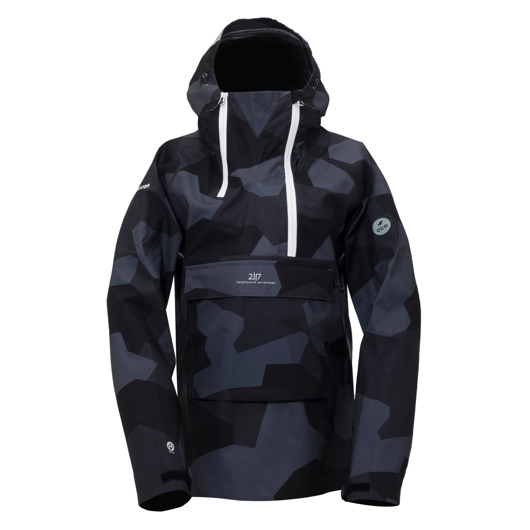 2117 of Sweden 3L Laxne Anorak nainen musta  camo