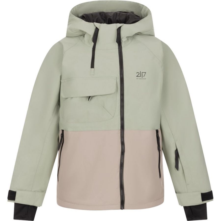 2117 of Sweden Kidden, laskettelutakki, junior, vaaleanvihreä