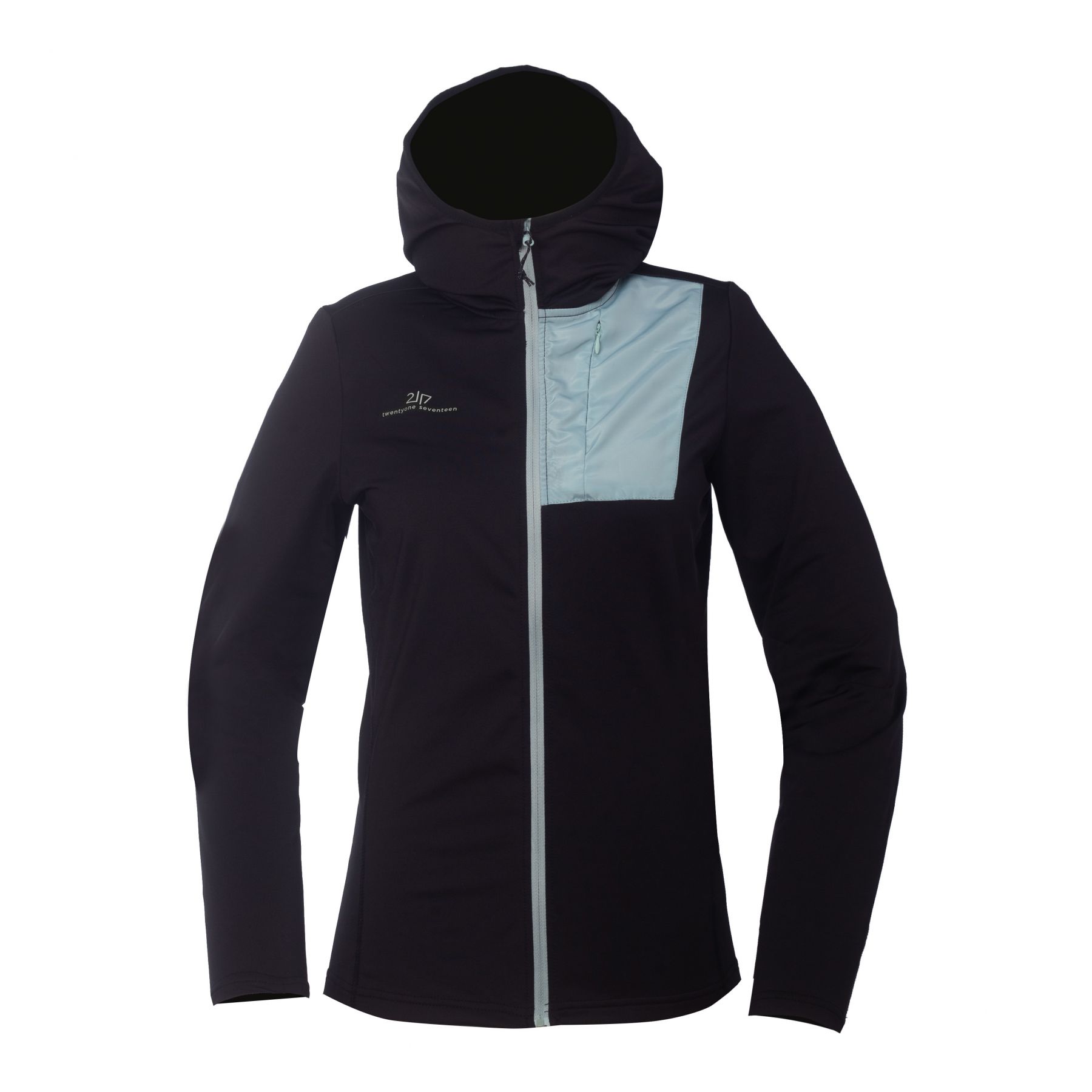 2117 of Sweden Skoges, fleecetakki, nainen, musta