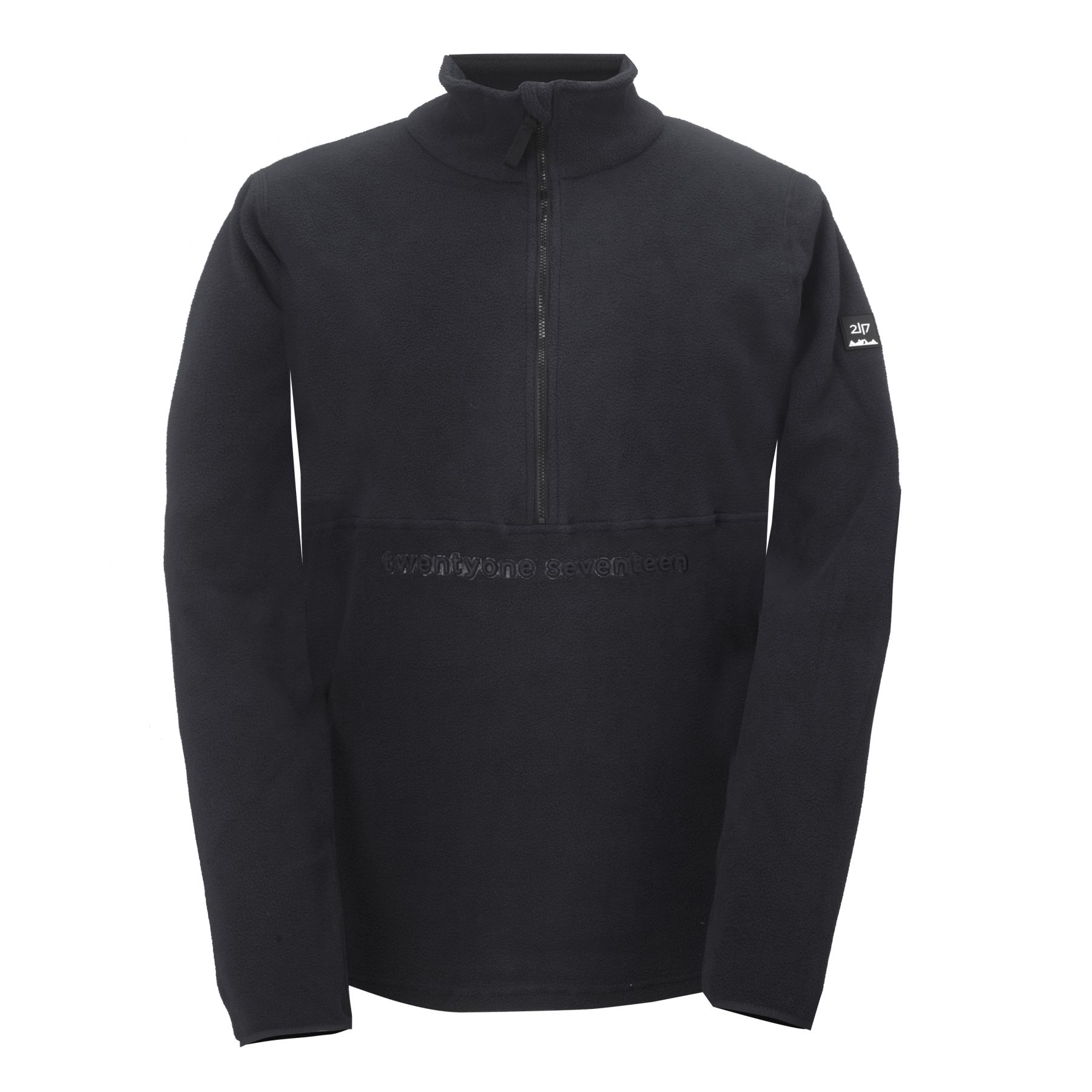 2117 of Sweden Trollebo, fleece pusero, miesten, musta