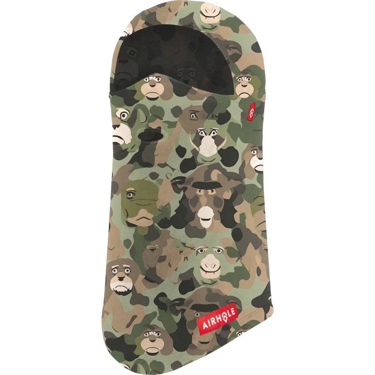 Airhole Balaclava Hinge Milk Fleece juniori monkey camo