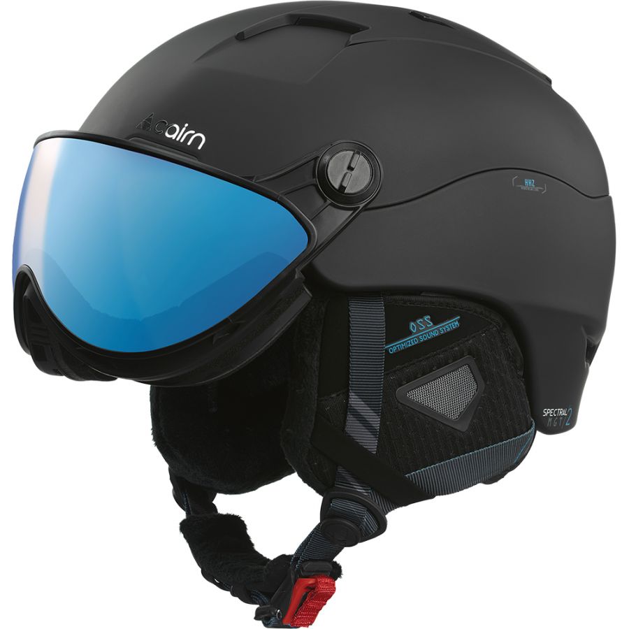 Cairn Spectral Visor Magnet 2 IUM visiiri hiihtokypärä blackazure