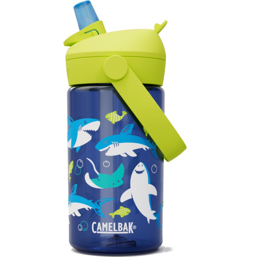 Camelbak Thrive Flip Straw Kids 400ml, lasten juomapullo, hait ja rauskuja