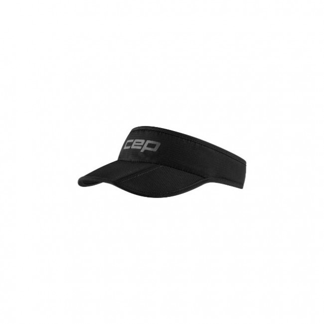 CEP Core Run Foldable Visor, visiiri, musta