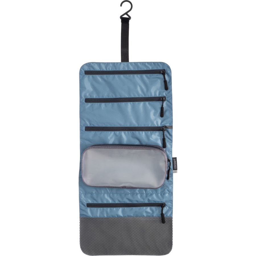 Cocoon Hanging Toiletry Kit Minimalist Light, toilettilaukku, Phantom Black/Ash Blue