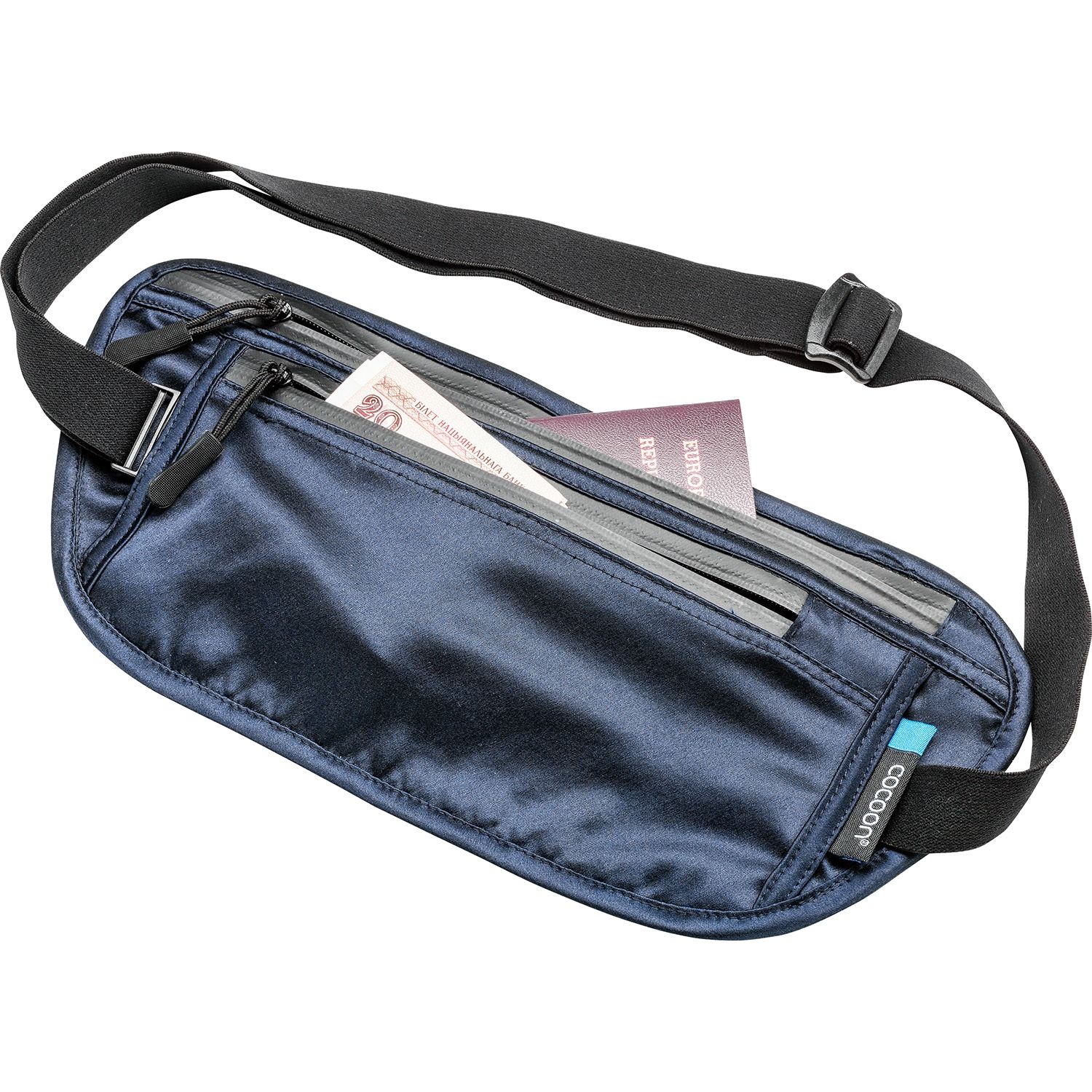 Cocoon Secret Waist Wallet / Silk,30x14 cm, Lompakko, yötaivas