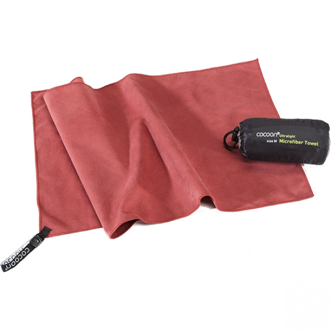 Cocoon Towel Ultralight, mikrokuitupyyhe, marsala punainen