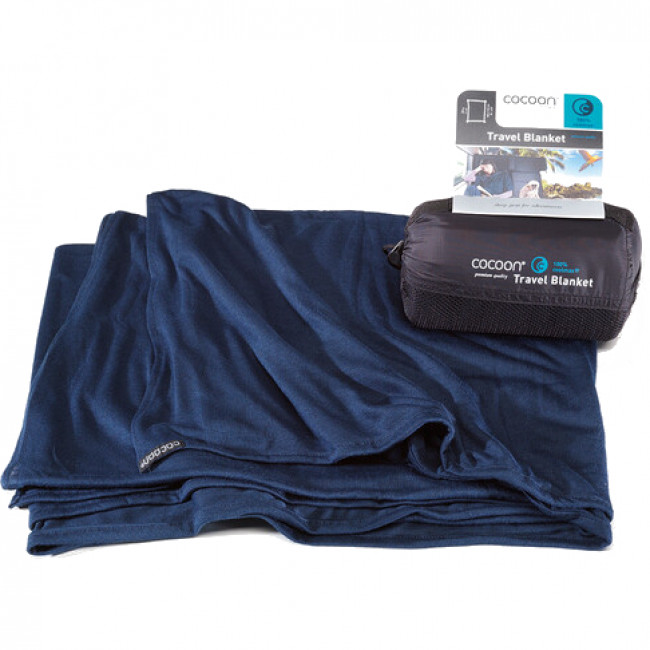 Cocoon Travel Blanket, Rejsetæppe, laivastonsininen