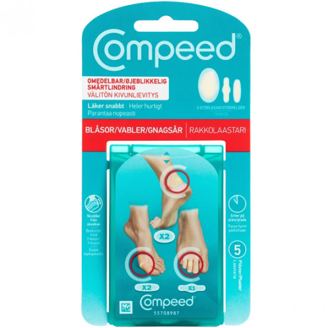 Compeed Mix rakkolaastarit 5 kpl