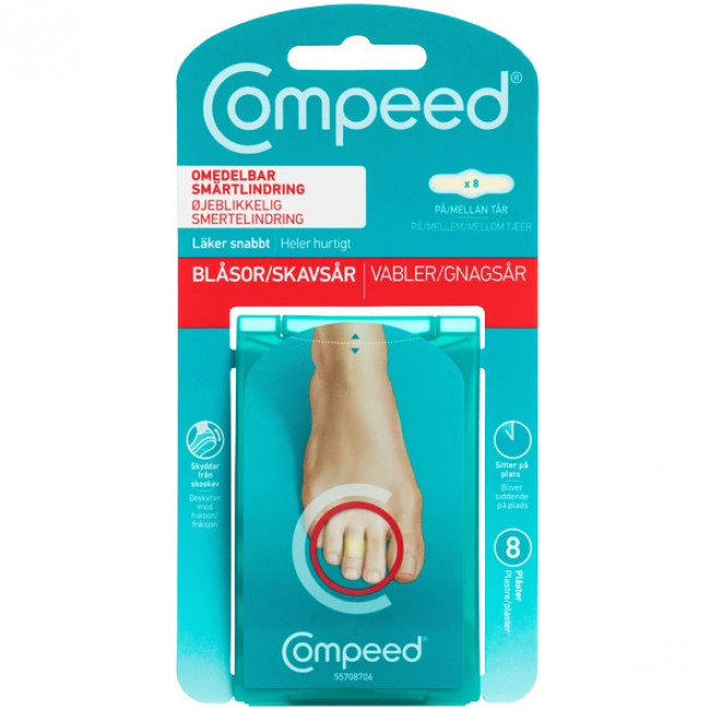 Compeed Varpaat rakkolaastarit 8 kpl