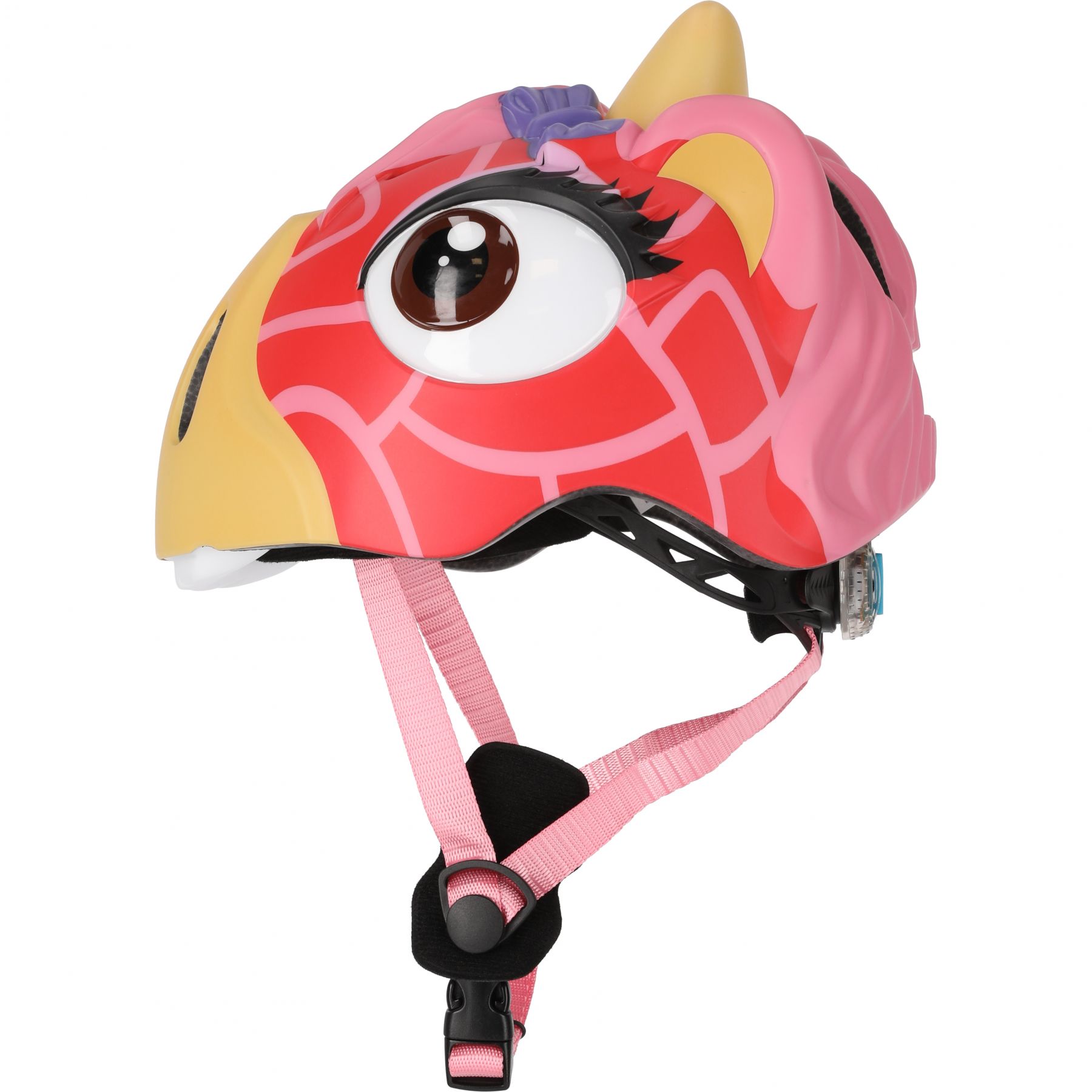 Crazy Safety Giraffe, pyöräilykypärä, juniori, punainen