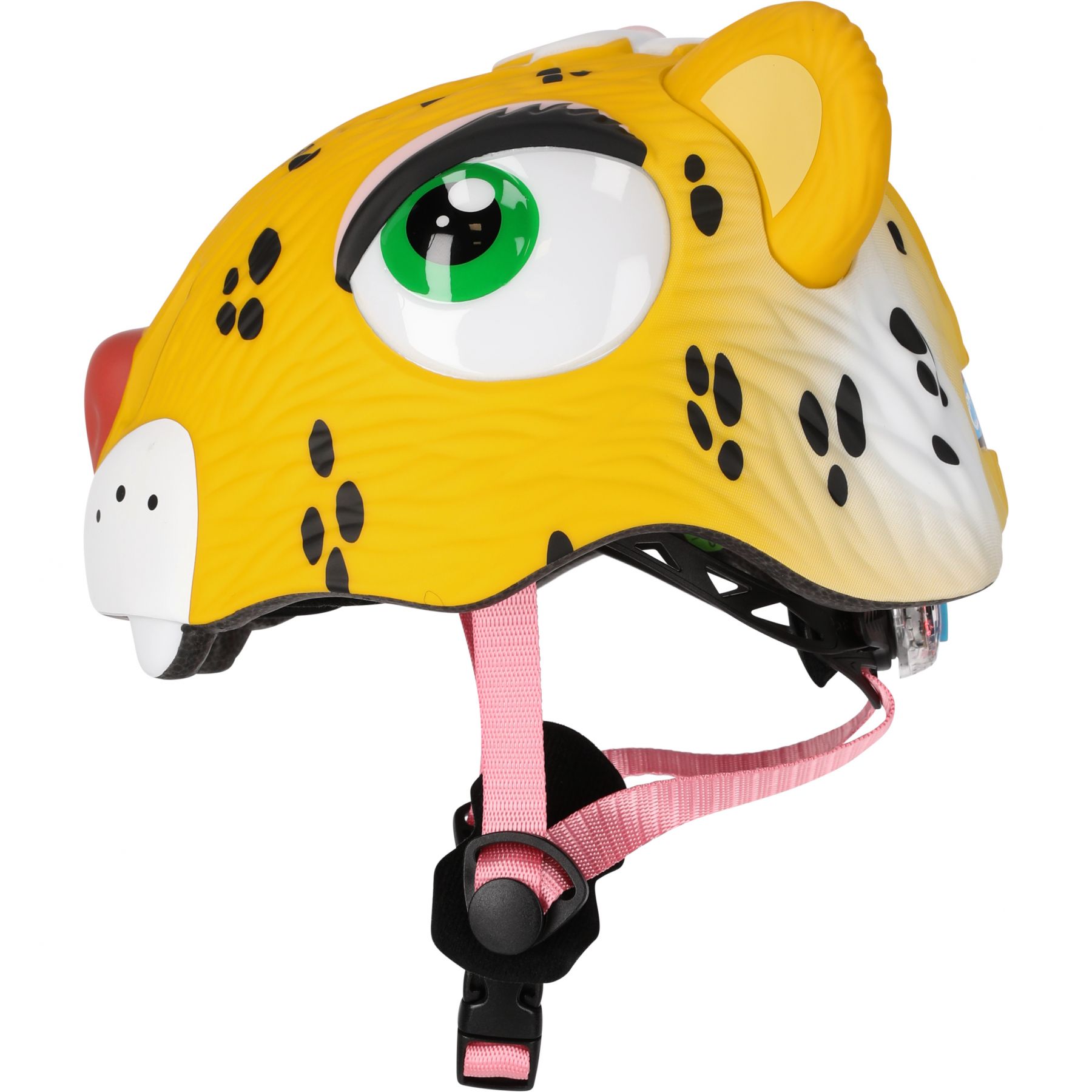 Crazy Safety Leopard, pyöräilykypärä, juniori, keltainen