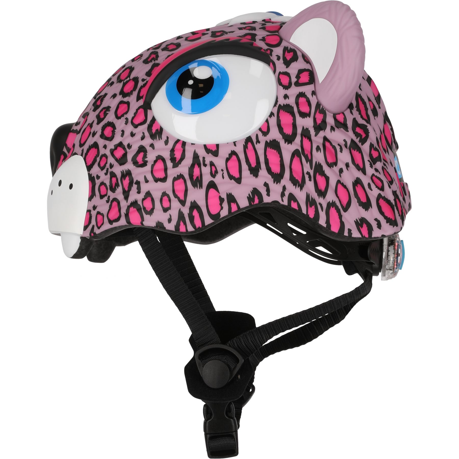 Crazy Safety Leopard, pyöräilykypärä, juniori, pinkki