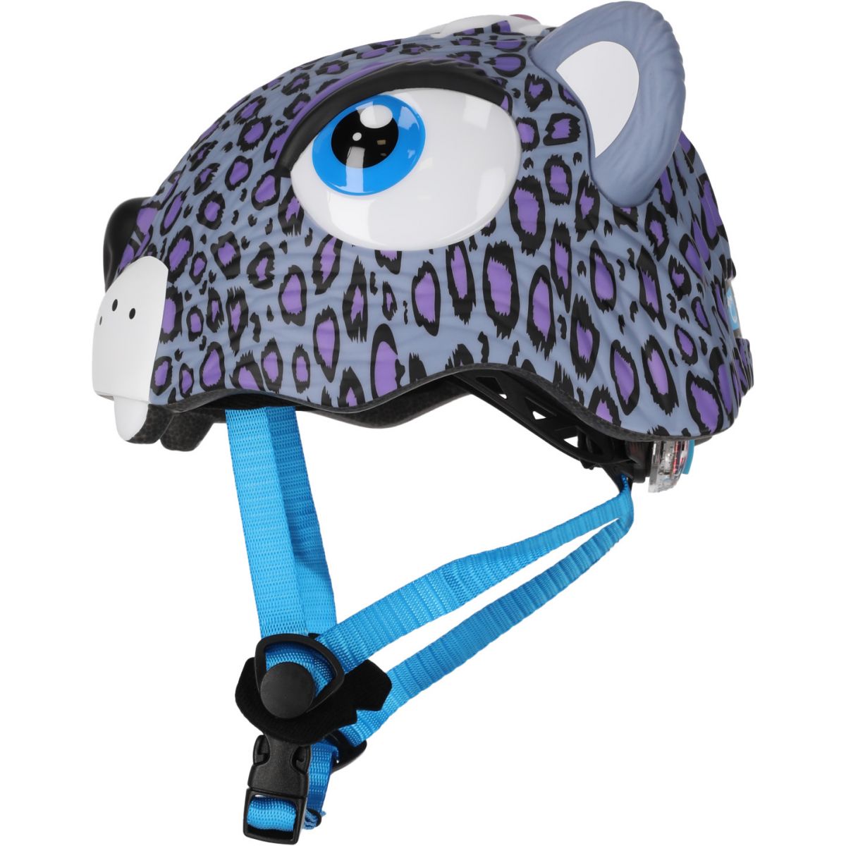 Crazy Safety Leopard, pyöräilykypärä, juniori, violetti