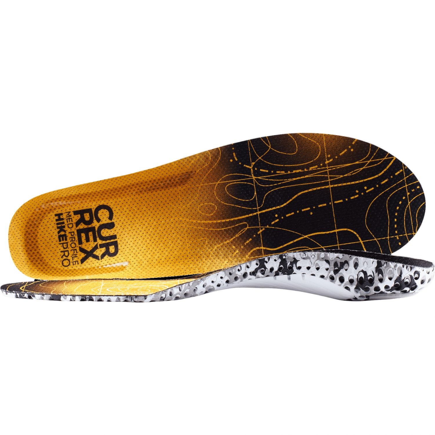 Currex HikePro Med, pohjallinen, keltainen