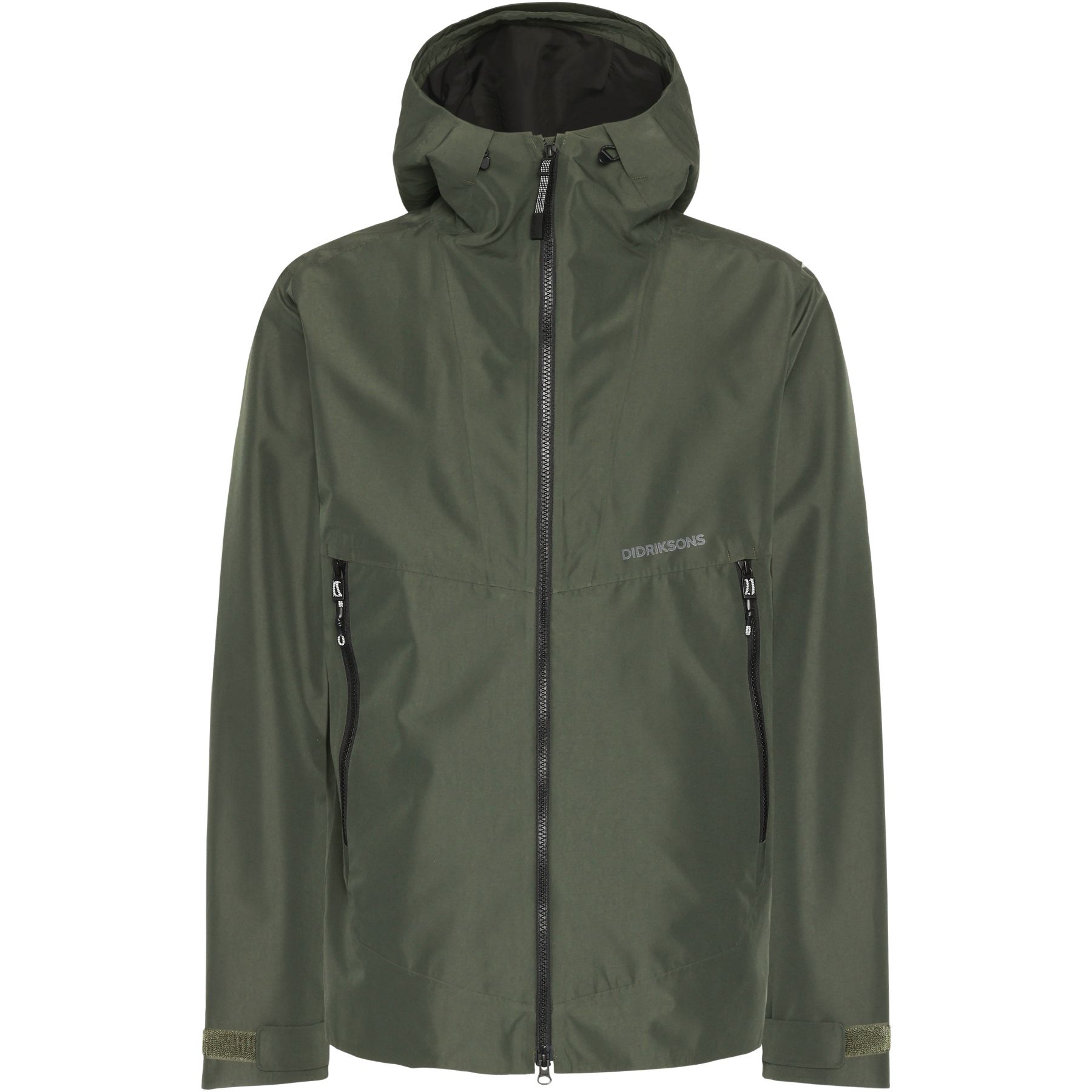 Didriksons Basil, sadetakki, miesten, tummanvihreä