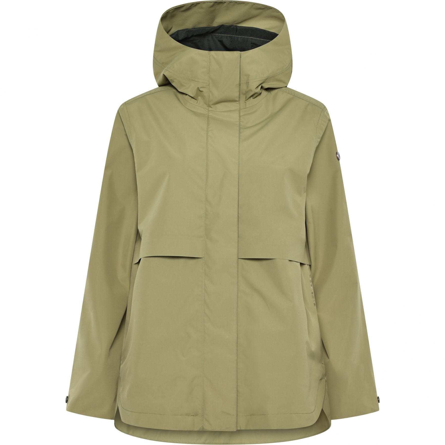 Didriksons Elsa, sadetakki, naiset, olive green