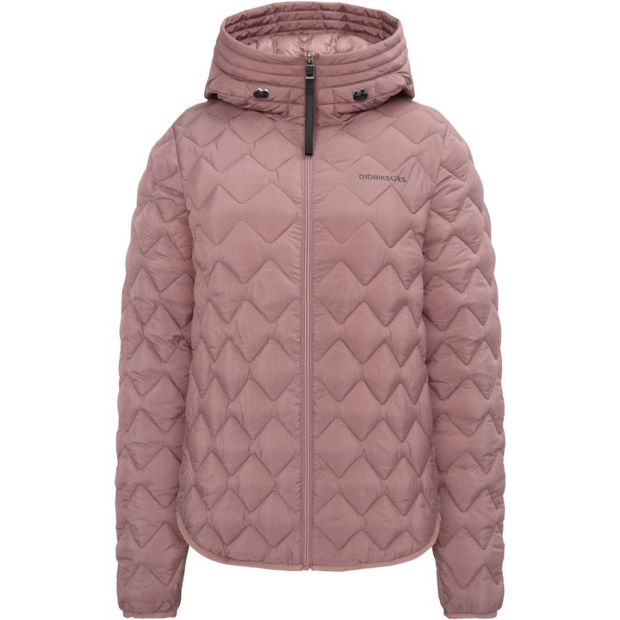 Didriksons Evelyn, fiberdunjacka, naisten, vaaleanpunainen