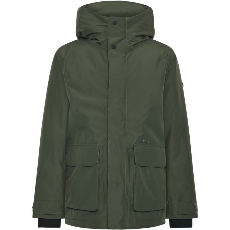 Didriksons Liam, sadetakki, miesten, tummanvihreä