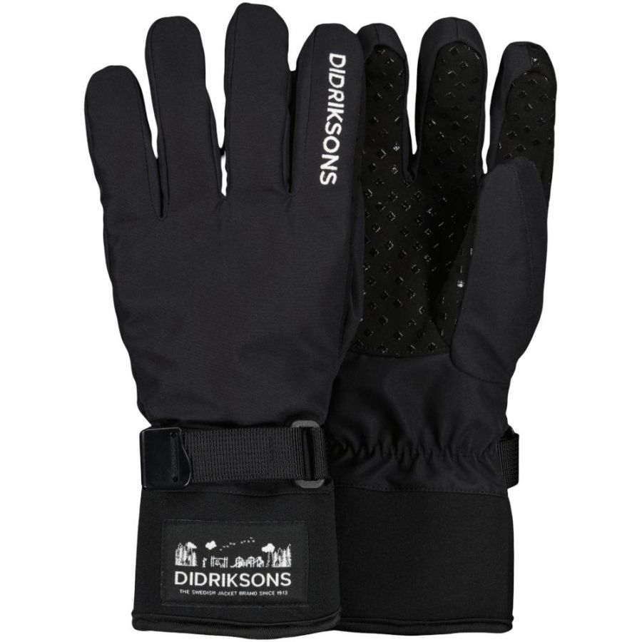 Didriksons Lovas, käsineet, junior, musta