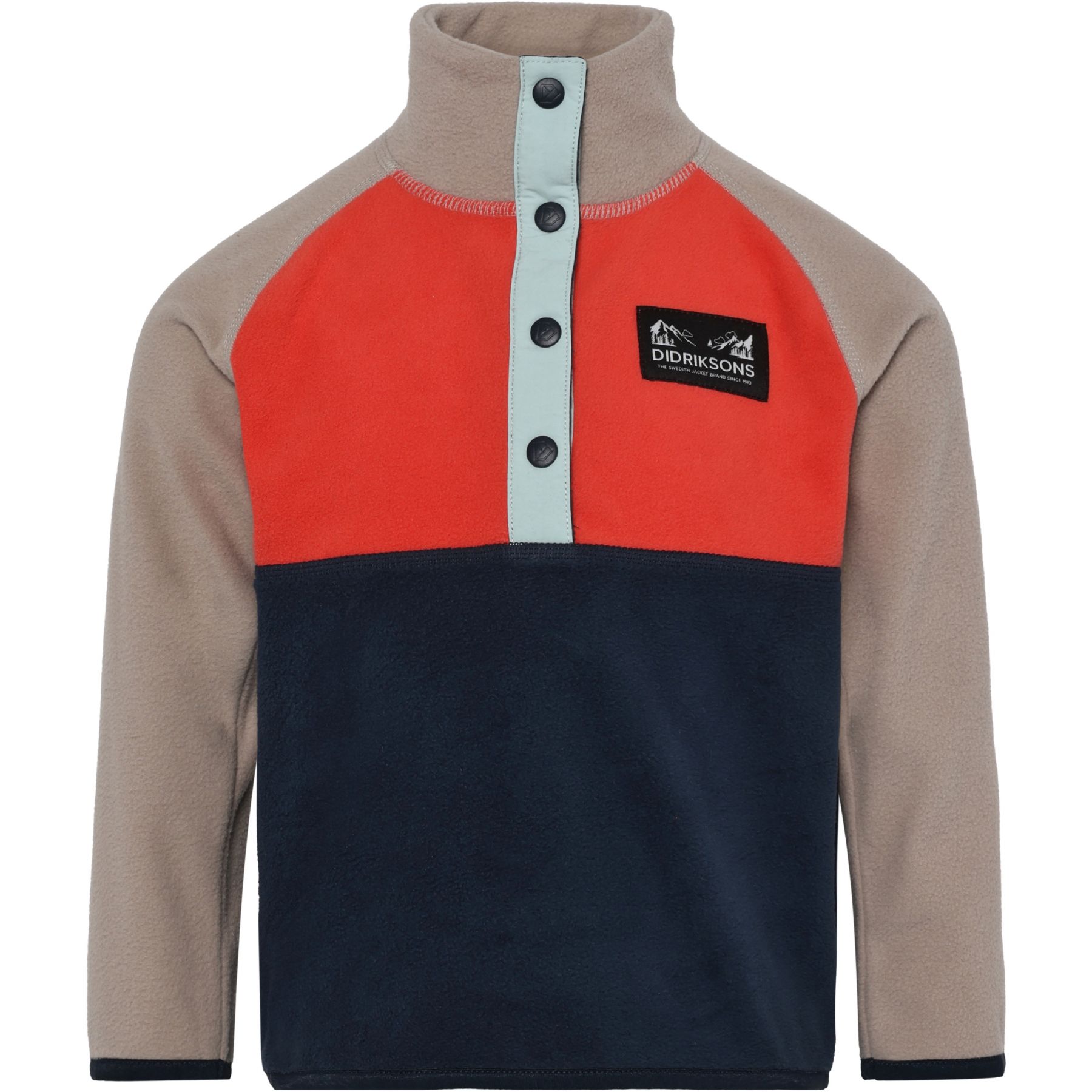 Didriksons Monte, fleecepusero, junior, oranssi