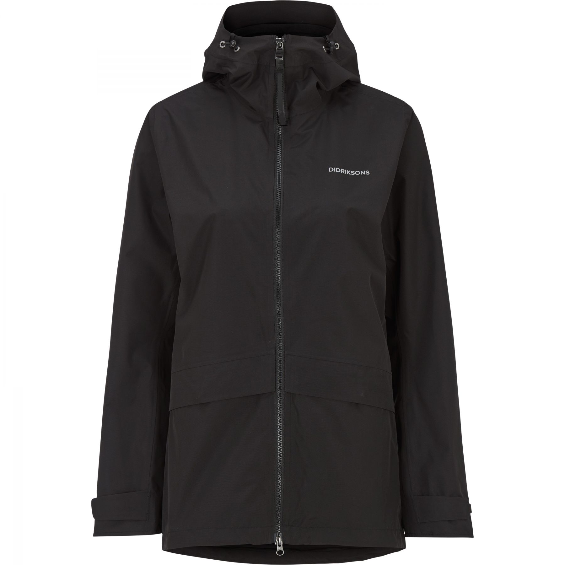 Didriksons Nordic, sadetakki, nainen, musta