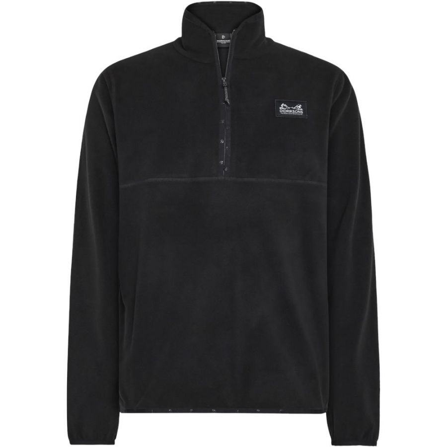 Didriksons Vito, fleecepaita, miesten, musta