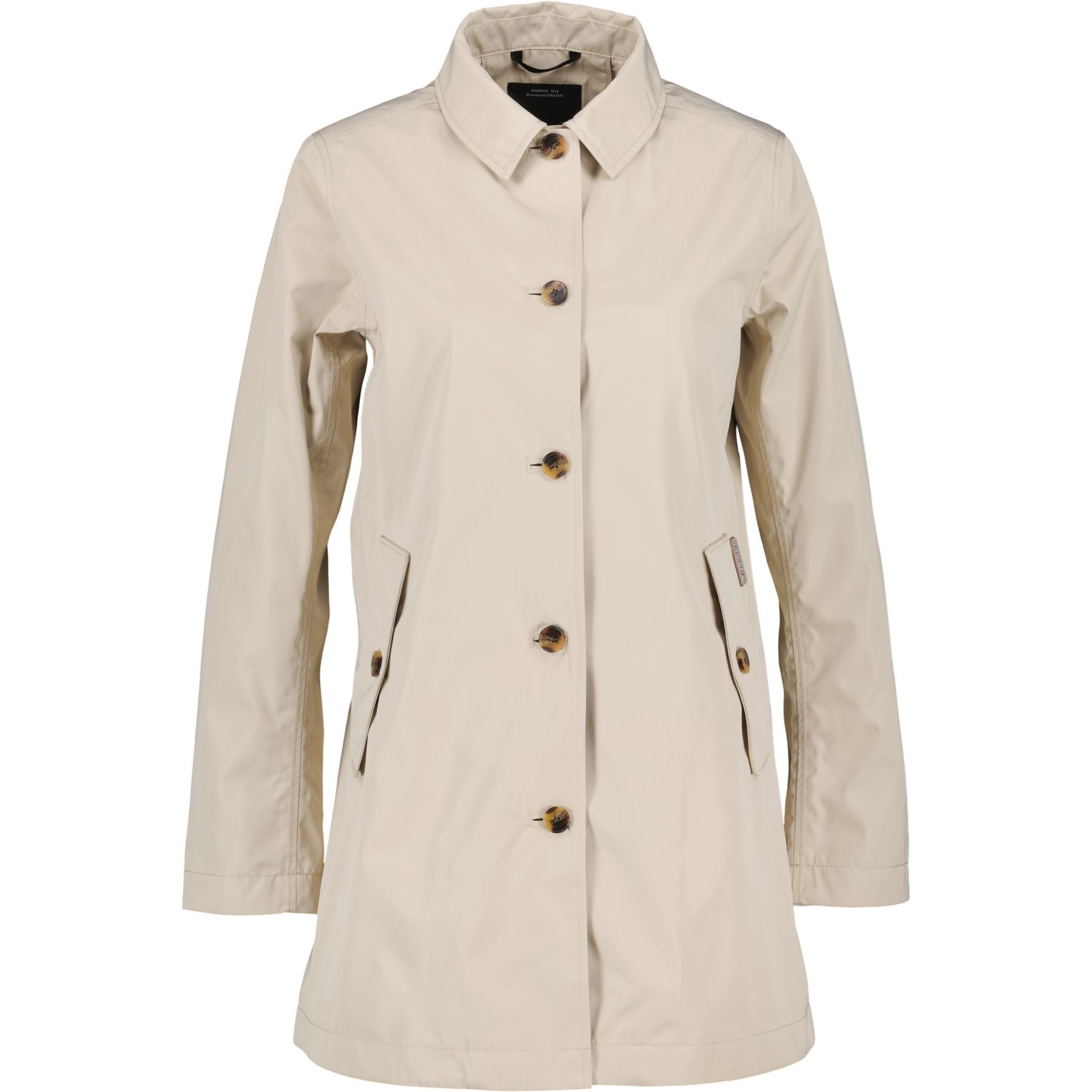 Didriksons Vivianne, sadetakki, nainen, clay beige