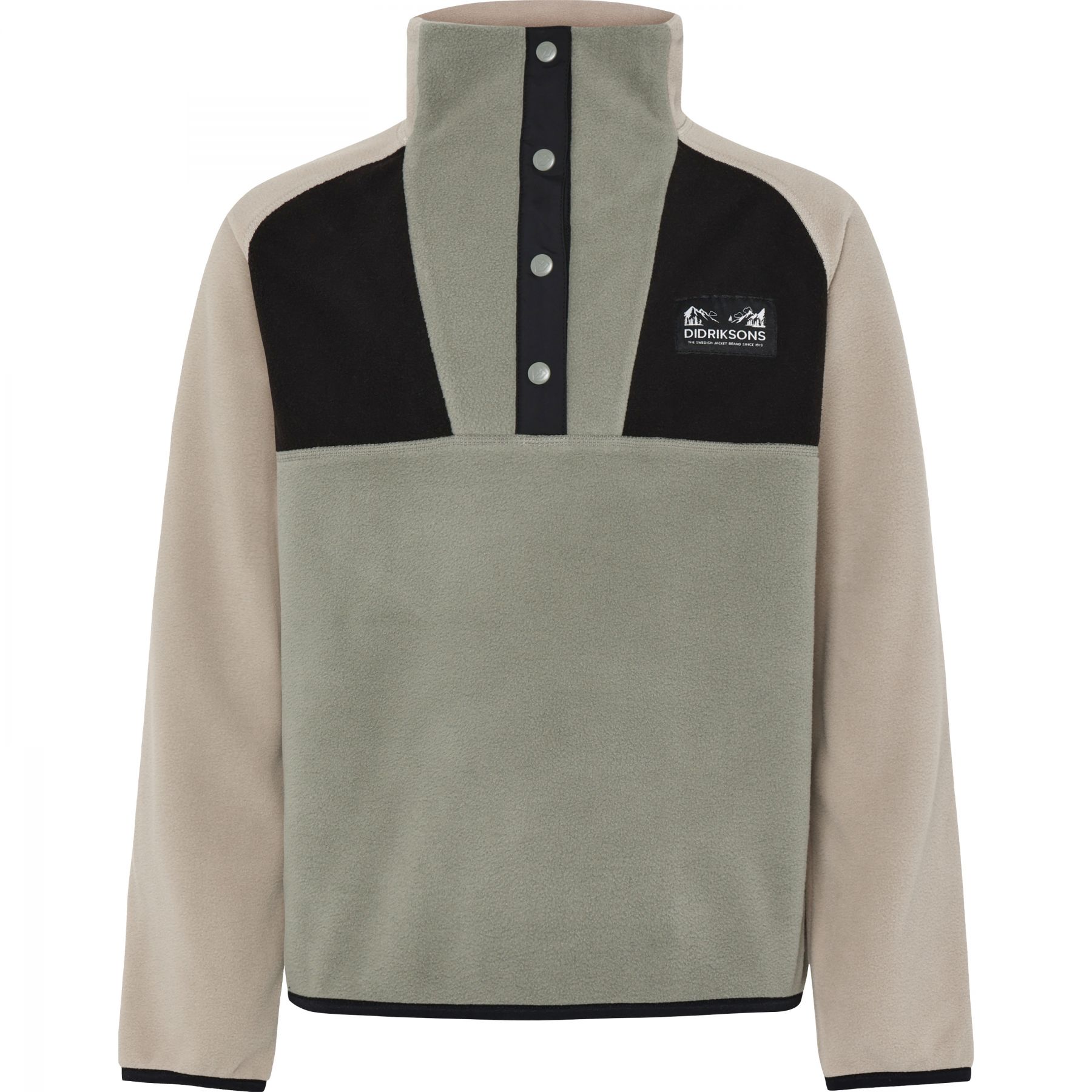 Didriksons Yokto, fleecepusero, junior, vaaleanvihreä