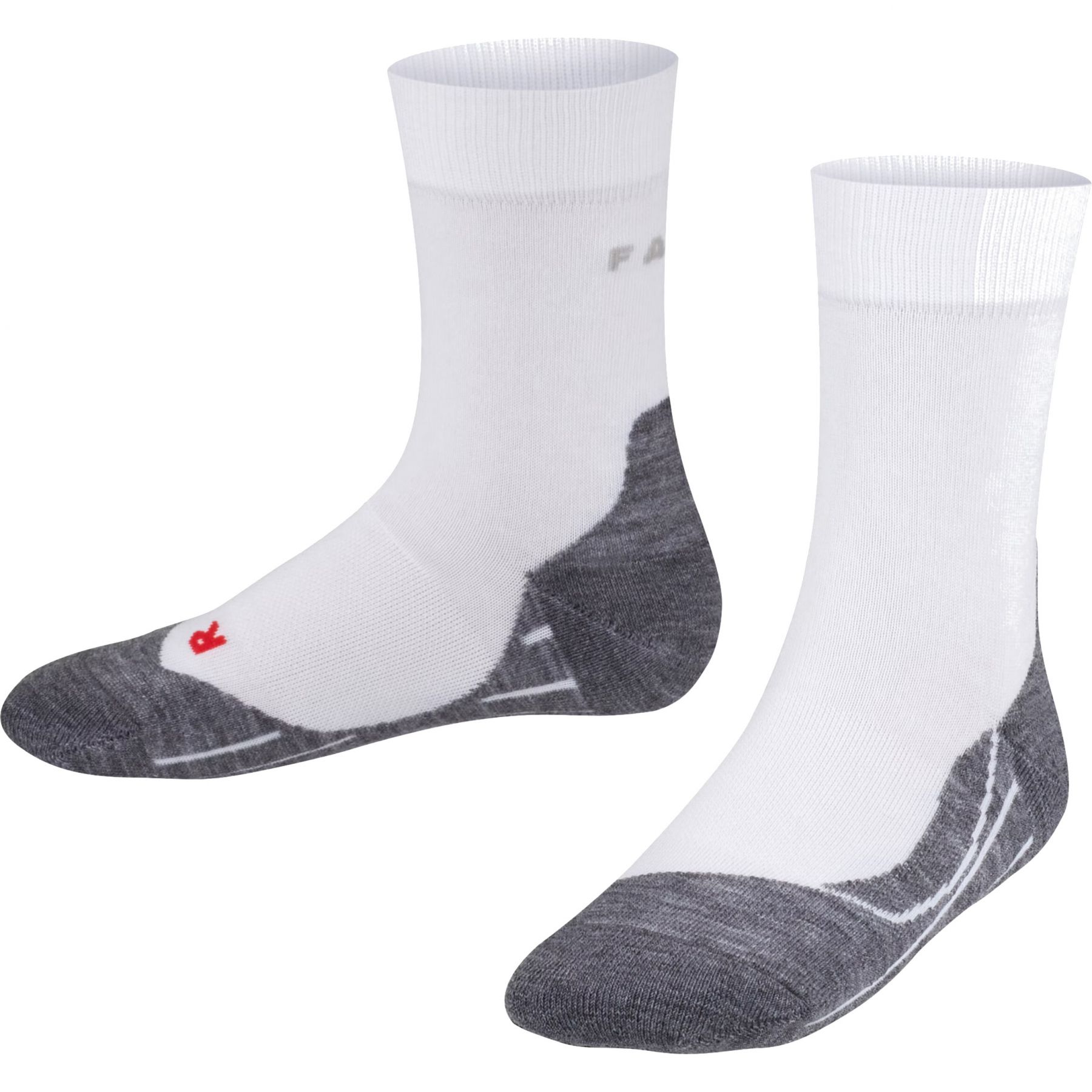 Falke RU4, juoksuasusukat, junior, valkoinen