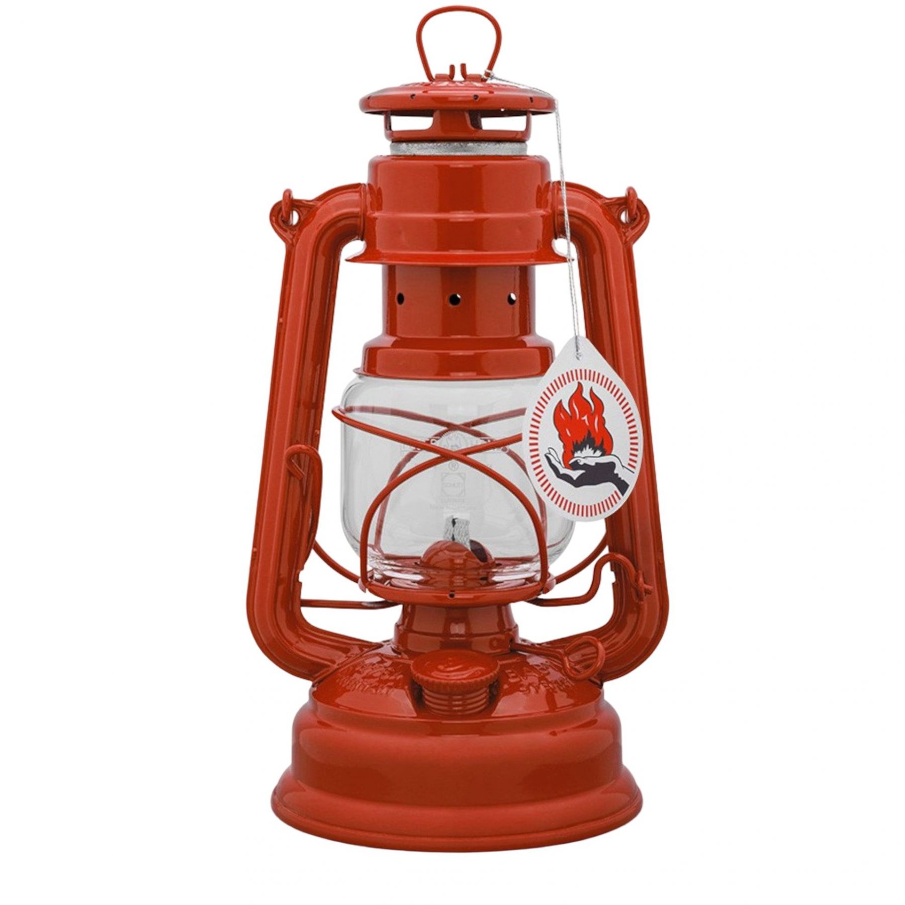 Feuerhand Hurricane Lantern 276, lyhty, tiilenpunainen