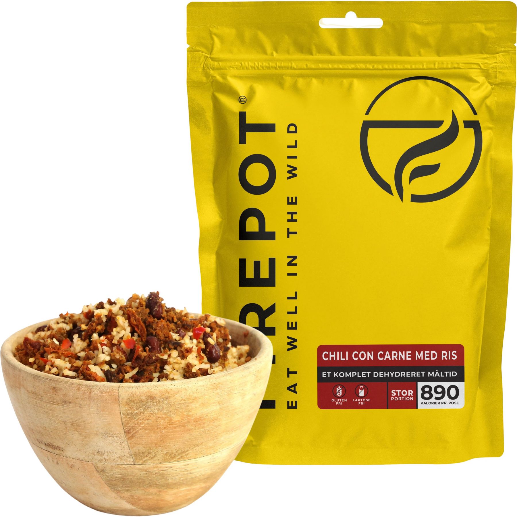 Firepot Chili con Carne riisillä, pakastekuivattu ruoka, XL