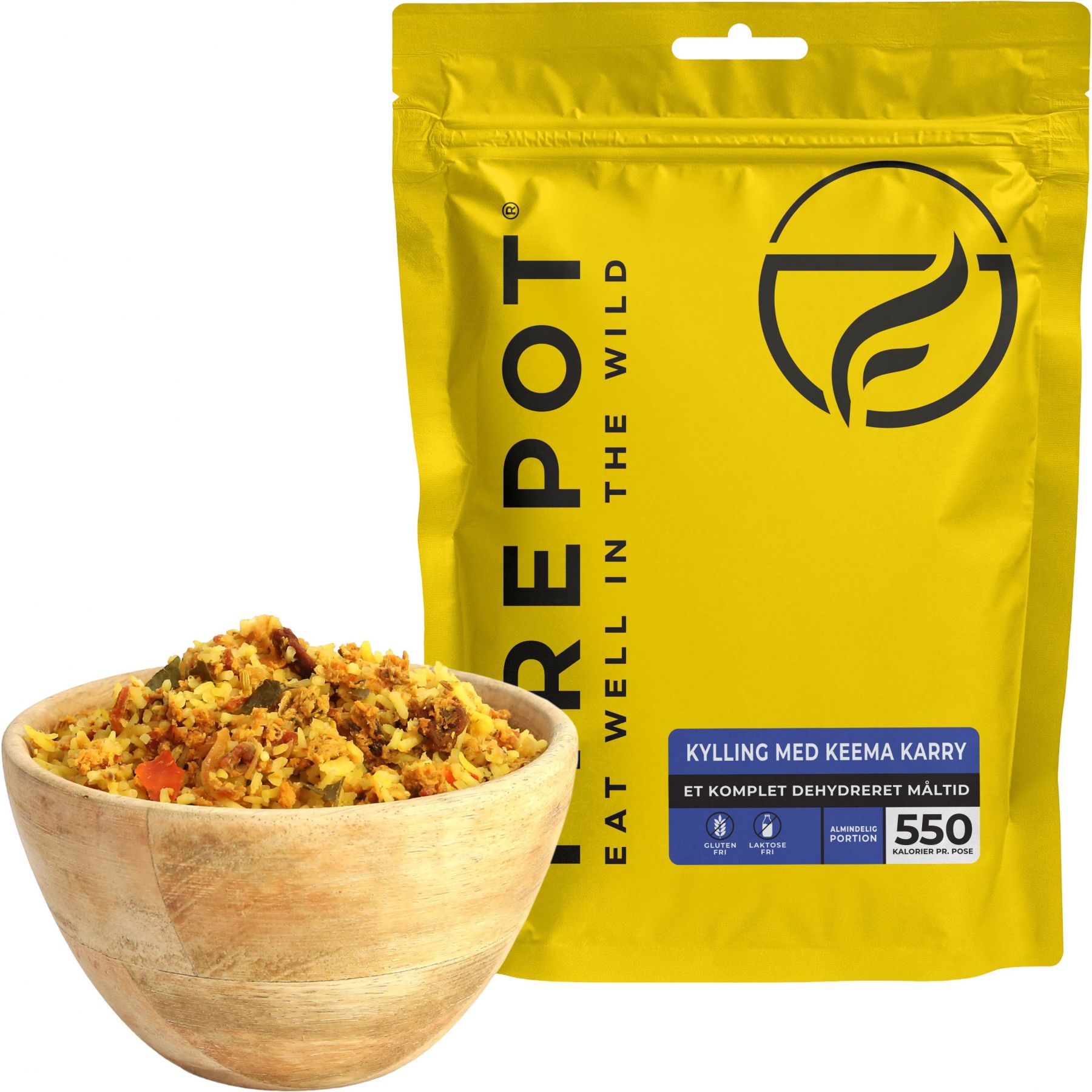 Firepot Kana Keema Curryllä, pakastekuivattu ruoka, Reg