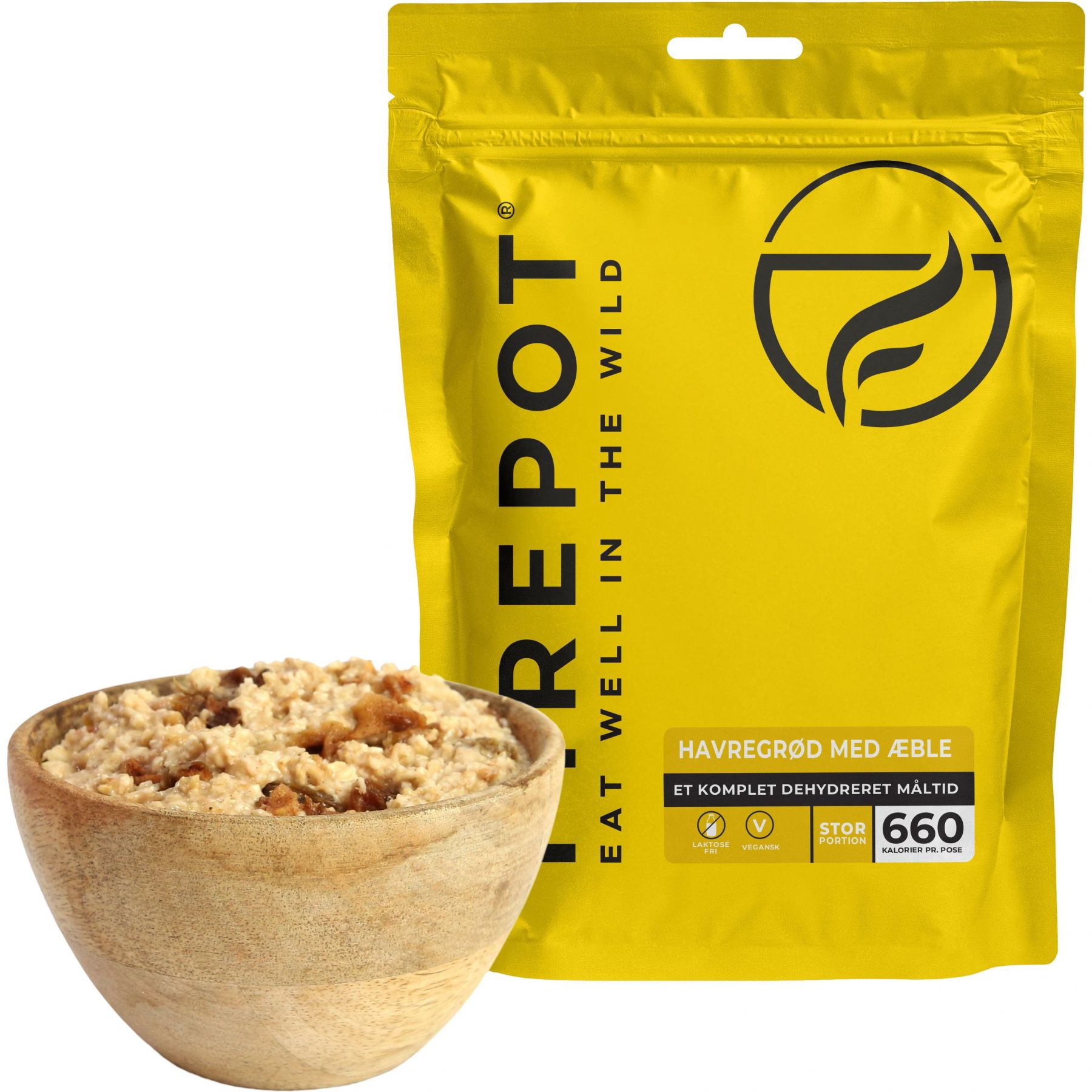 Firepot Kaurapuuro Omenalla, pakastekuivattu ruoka, XL