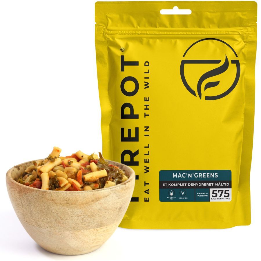 Firepot Mac"n"'Greens, pakastekuivattu ruoka, Reg'