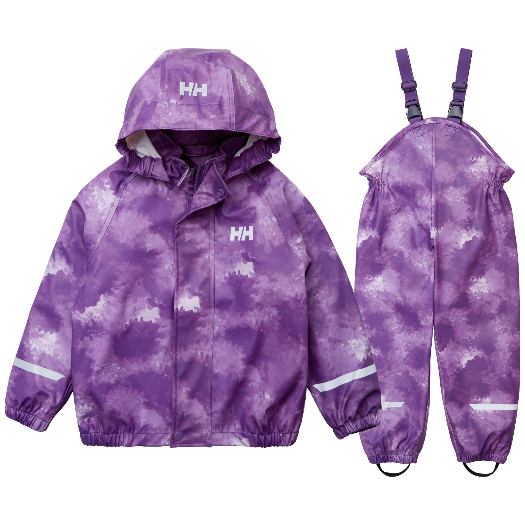 Helly Hansen Bergen 2.0 PU AOP sadetakki lapset violetti