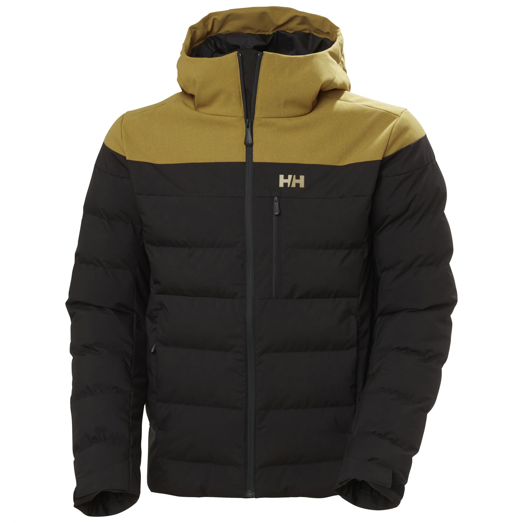 Helly Hansen Bossanova Puffy takki miesten musta/vaaleanruskea