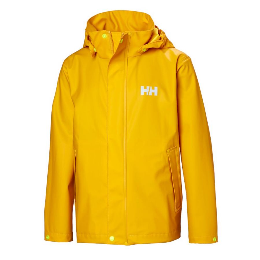 Helly Hansen Moss, sadetakki, junior, keltainen
