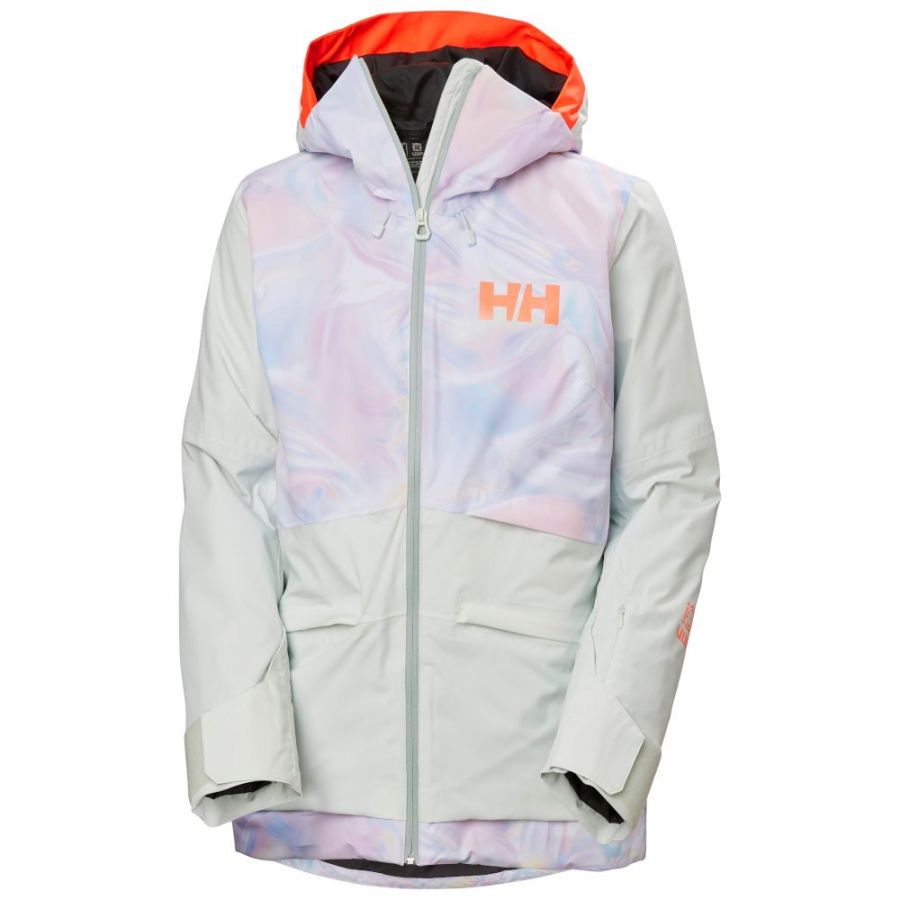 Helly Hansen Powchaser 2.0, laskettelutakki, naiset, vaaleanvihreä/vaaleavioletti