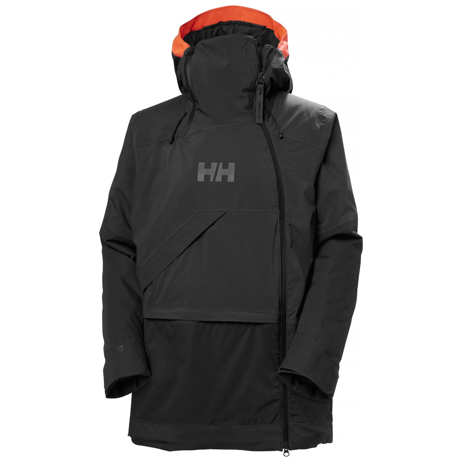 Helly Hansen Powchaser Asymmetric hiihtotakki nainen musta