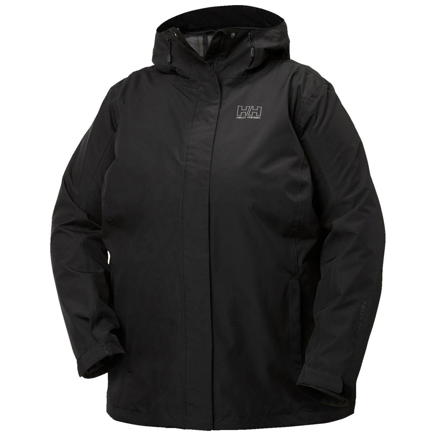 Helly Hansen Seven J Plus sadeviitta naiset plus koko musta