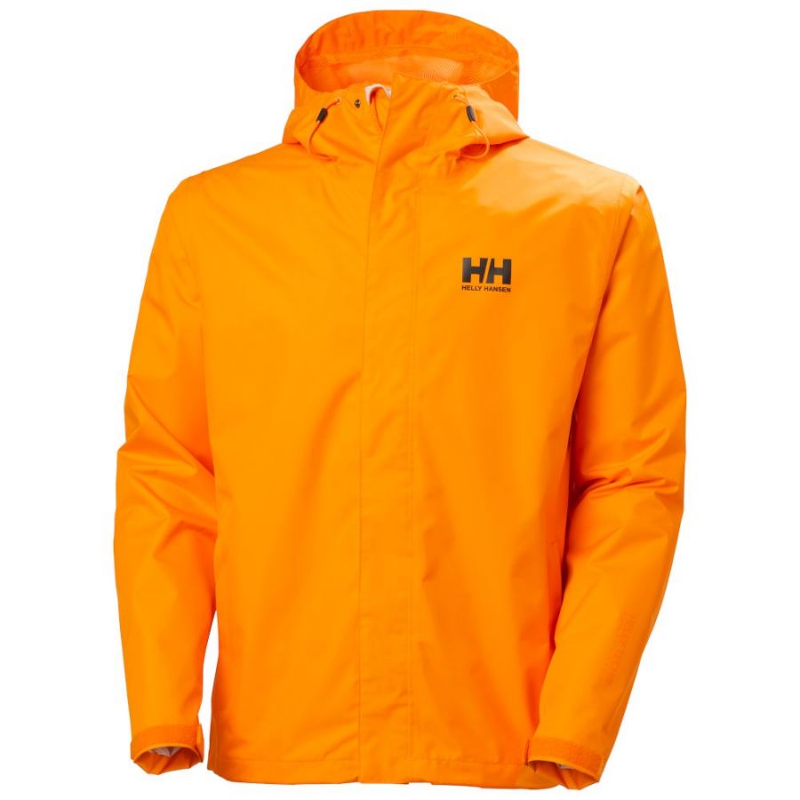 Helly Hansen Seven J, sadetakki, miehet, oranssi