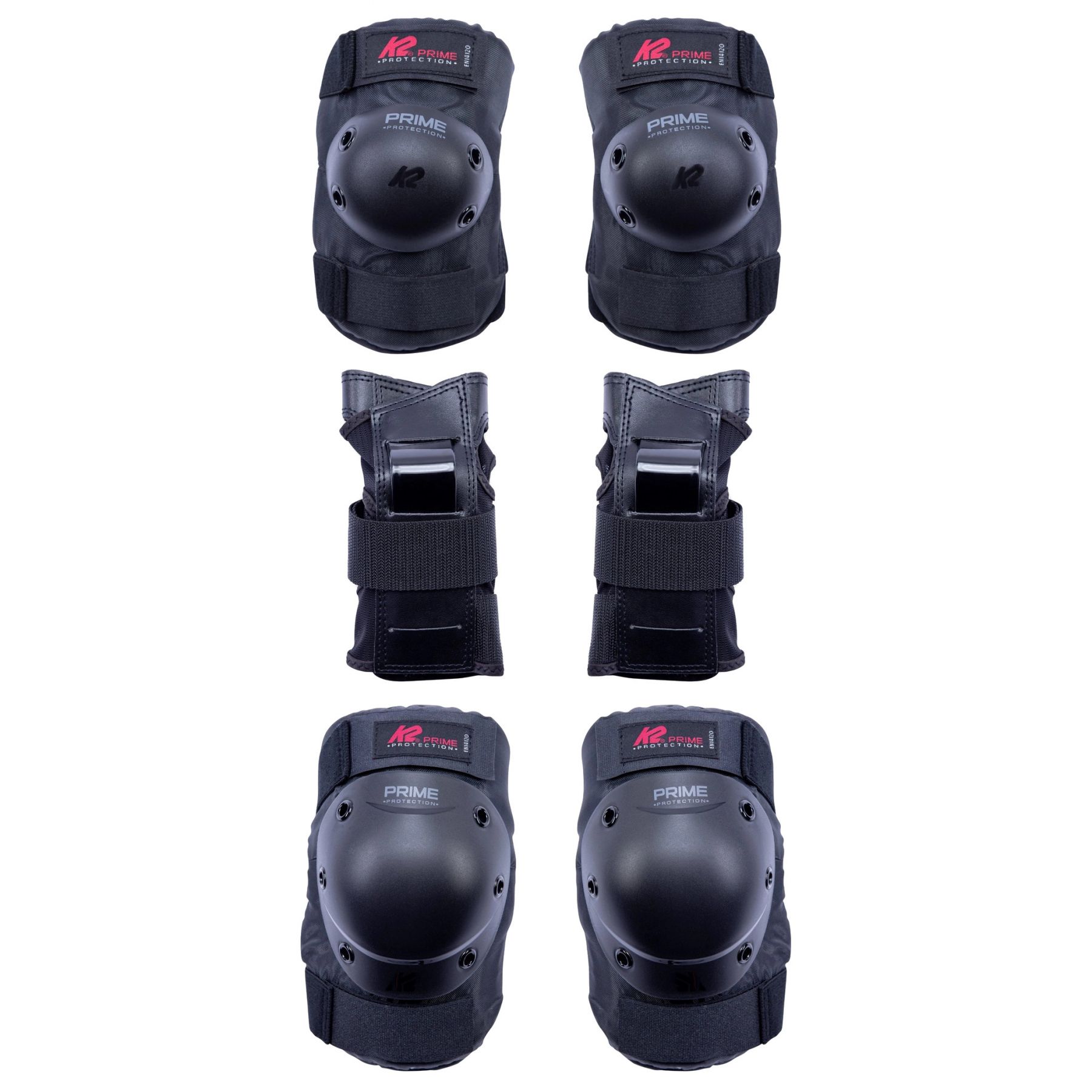 K2 Prime Pad Set suojainsarja miesten musta