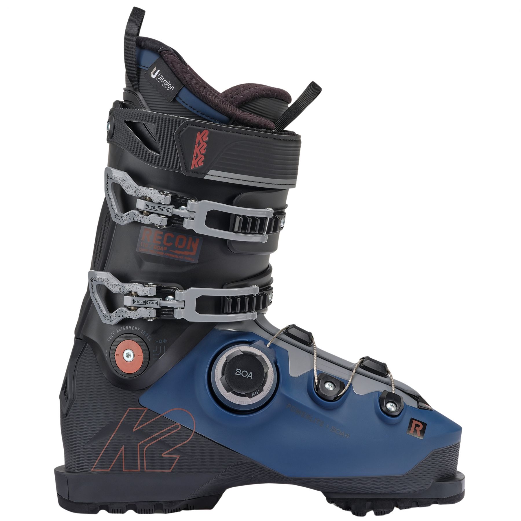 K2 Recon 110 BOA laskettelumonot miesten tummansininen/musta