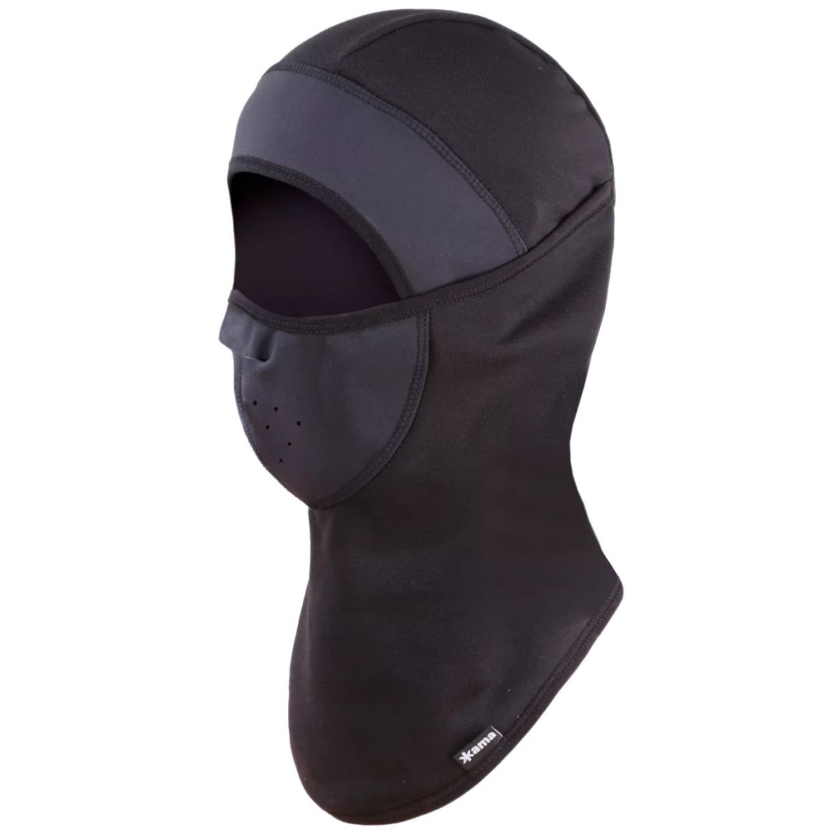 Kama fleece balaclava, musta