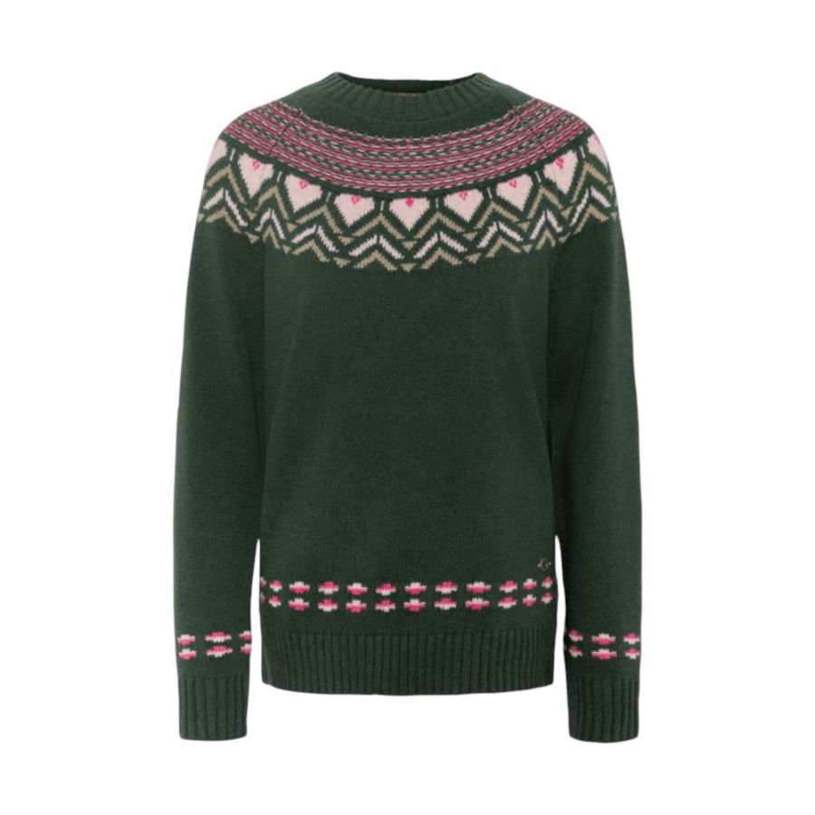 Kari Traa Sundve Knit, paita, naisten, tummanvihreä