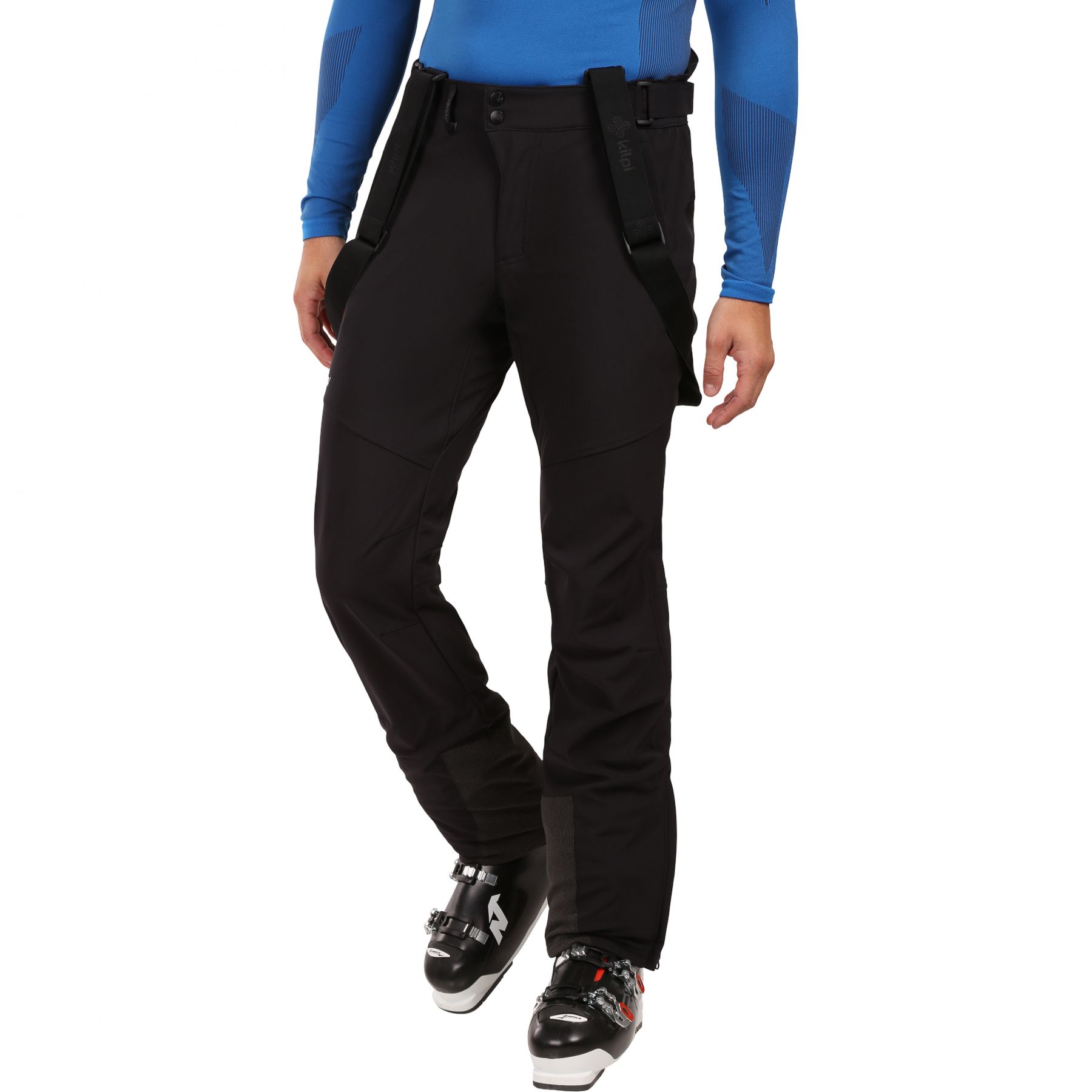 Kilpi Rhea, hiihtohousut, plus size, miesten, musta