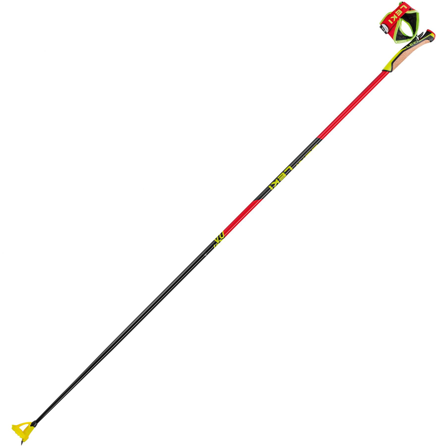 Leki PRC 750, maastohiihto sauvat, musta/punainen