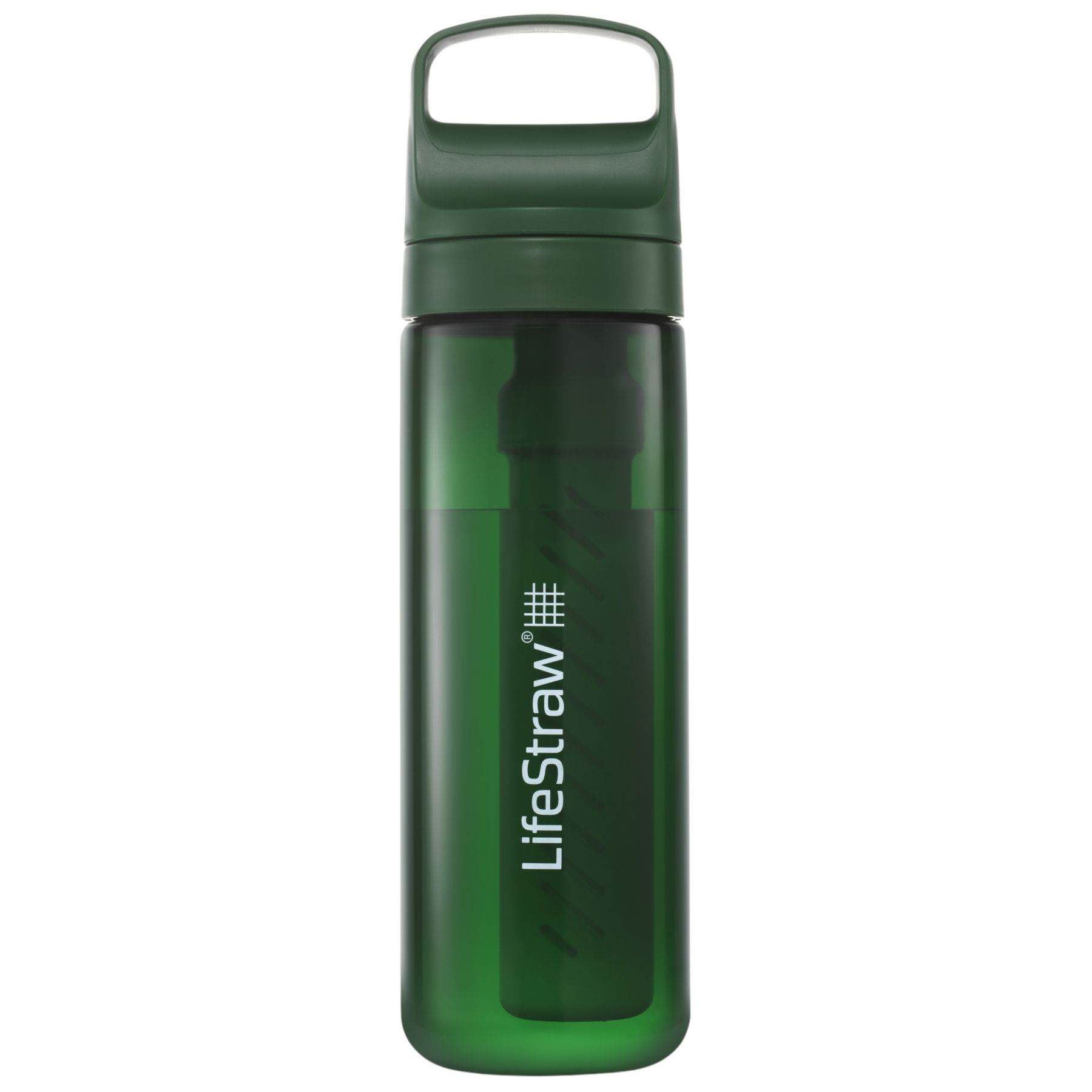 LifeStraw Go 2.0 Series, 650ml, tummanvihreä