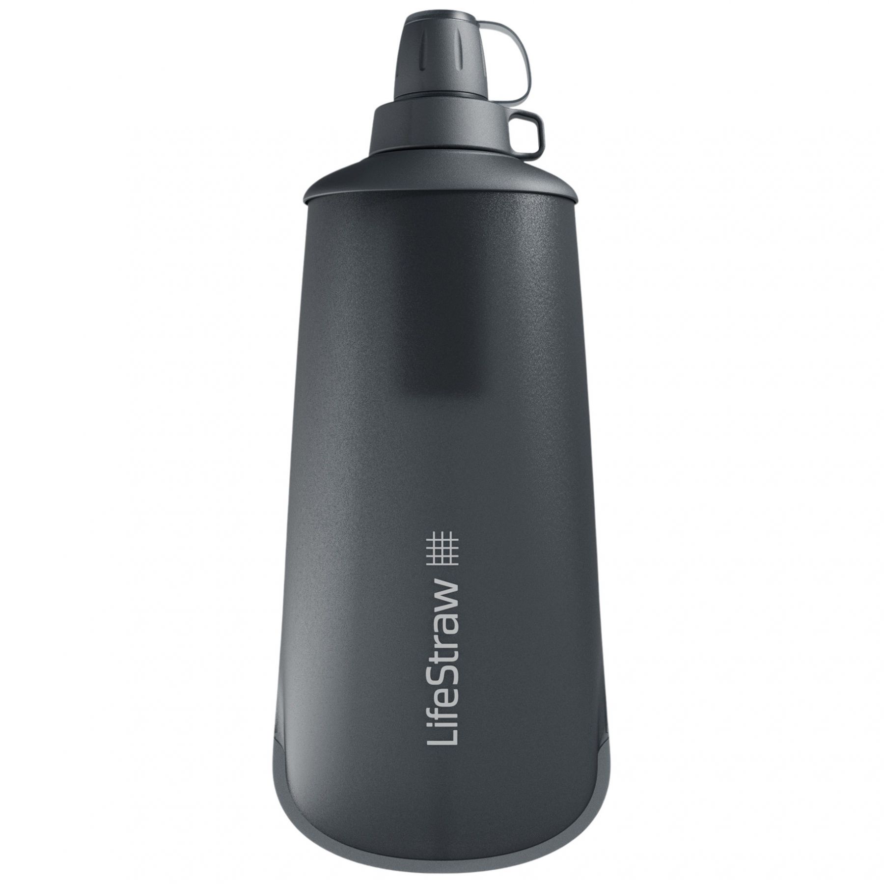 LifeStraw Peak Series Collabsible Squeeze Bottle 1L tummanharmaa